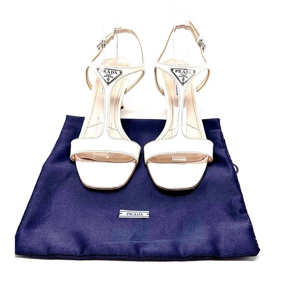 Prada White Sandals - Picture 11 of 11
